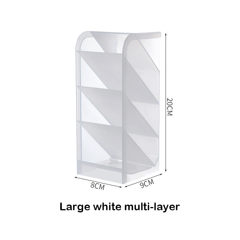 Desktop Organizer Stand, Large Capacity Storage Box, Pen Holder for Office and School Use