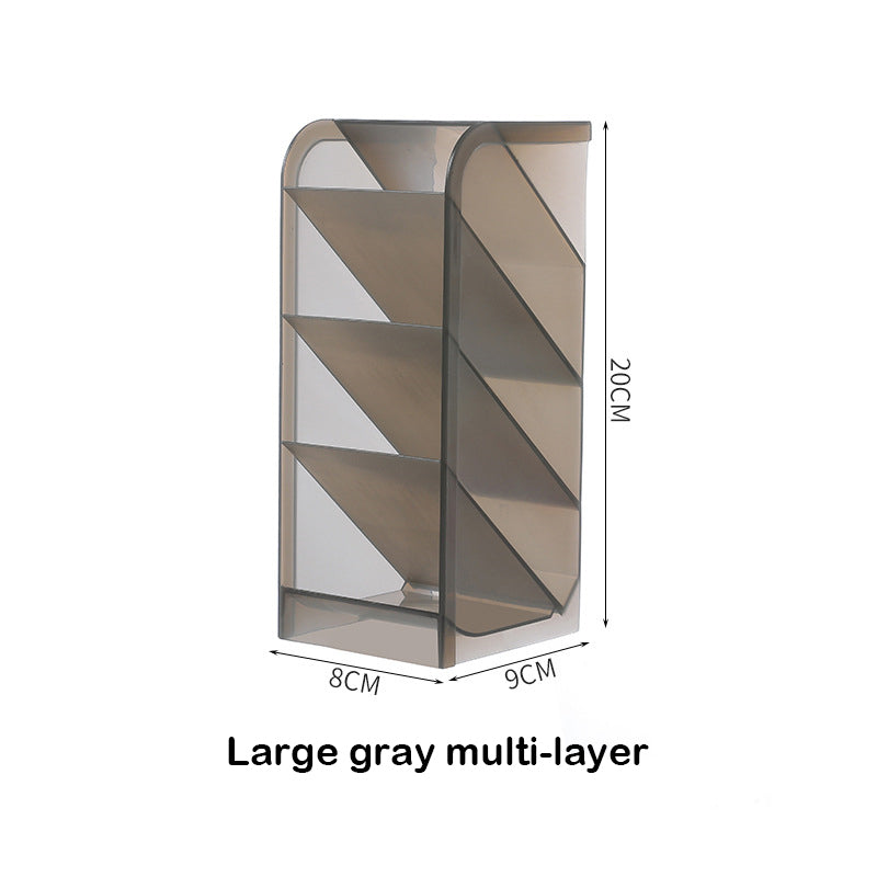 Desktop Organizer Stand, Large Capacity Storage Box, Pen Holder for Office and School Use