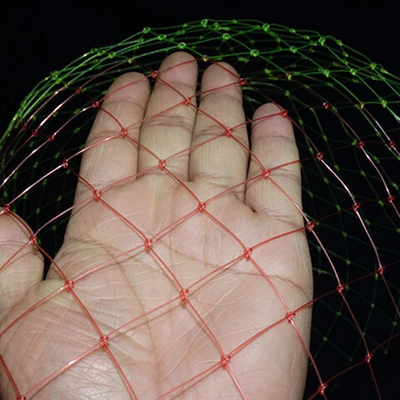 Collapsible Nylon Fishing Net – Lightweight Folding Dip Net with Rhombus Mesh