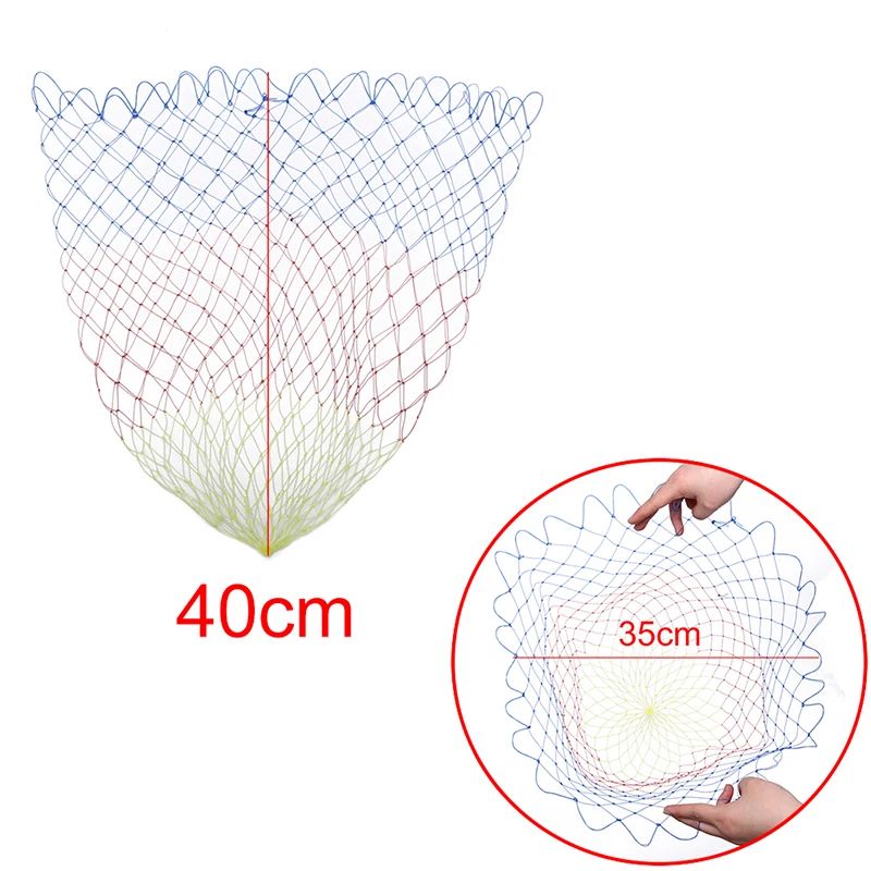 Collapsible Nylon Fishing Net – Lightweight Folding Dip Net with Rhombus Mesh
