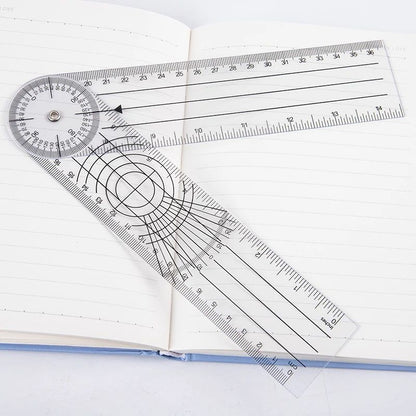 360° Medical Goniometer Angle Ruler for Spine, Joint & Posture Measurement