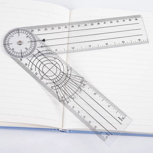 360° Medical Goniometer Angle Ruler for Spine, Joint & Posture Measurement
