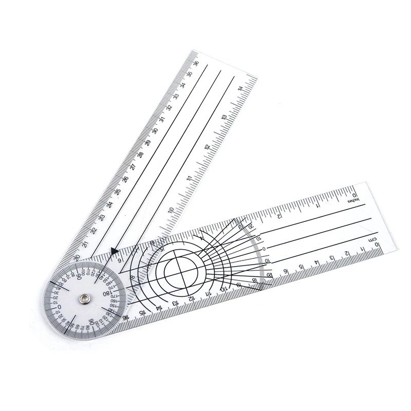 360° Medical Goniometer Angle Ruler for Spine, Joint & Posture Measurement
