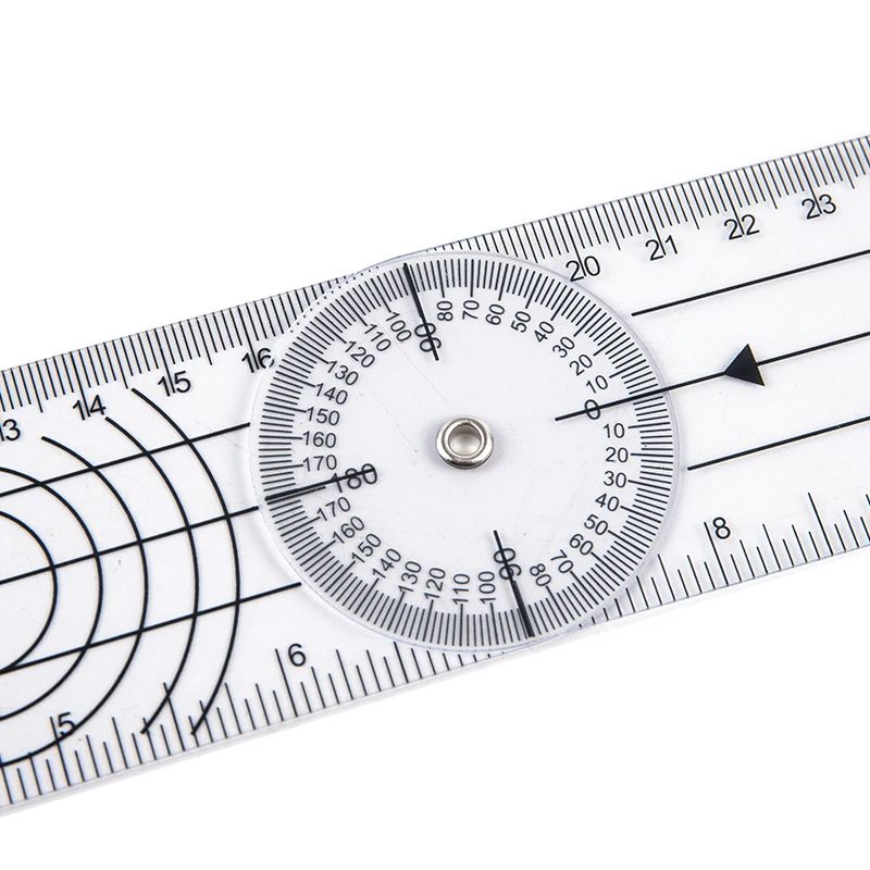 360° Medical Goniometer Angle Ruler for Spine, Joint & Posture Measurement