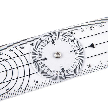 360° Medical Goniometer Angle Ruler for Spine, Joint & Posture Measurement