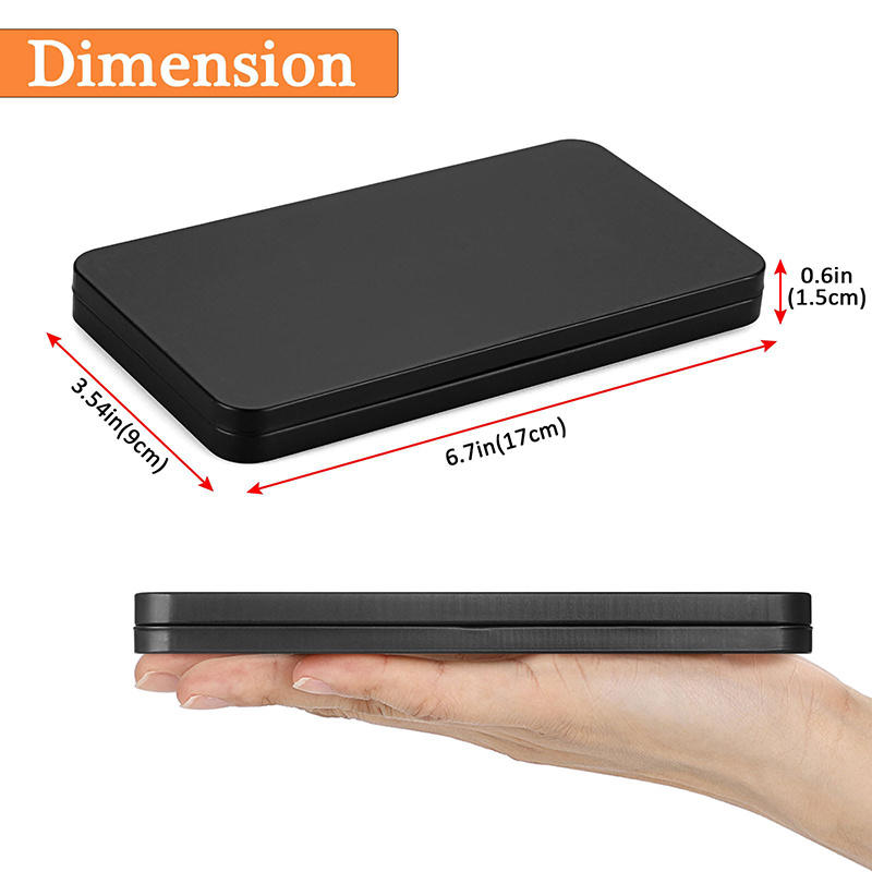 Paper Money Holder, Tinplate Currency Tray, Small Metal Cash Storage Box, Convenient Money Protector Case for Safe