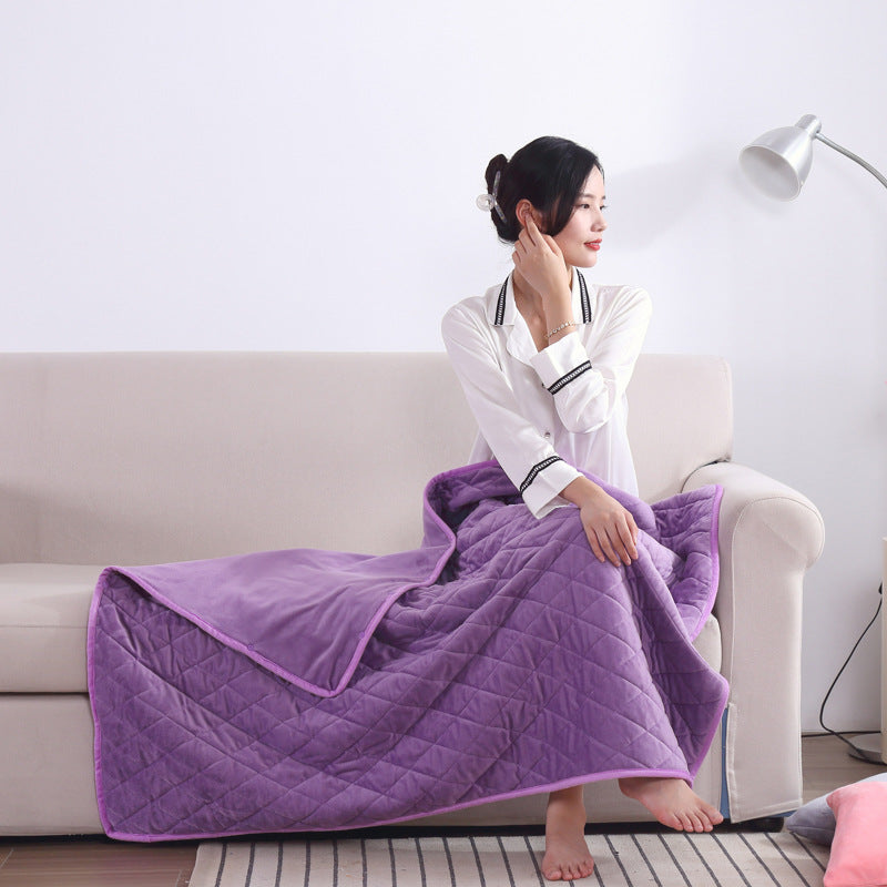 Winter Warm Portable Electric Heating Blanket, USB Heating Shawl Blanket, Powered Warmer Bed for Home Office