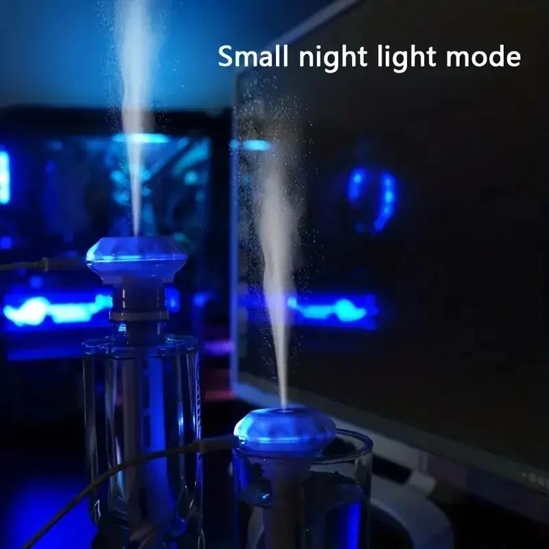 Ultra-Quiet USB Portable Mist Humidifier for Travel, Office & Home