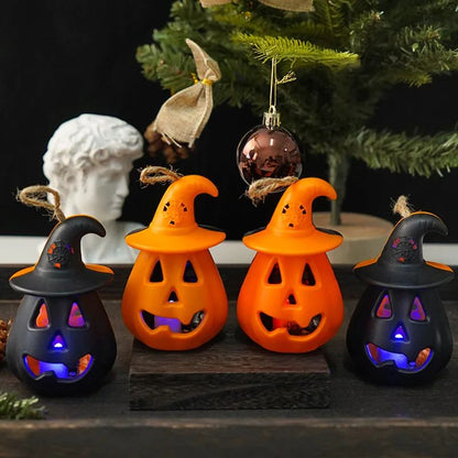 Halloween Pumpkin Skull LED Night Lantern