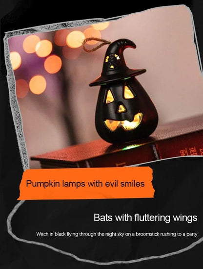 Halloween Pumpkin Skull LED Night Lantern