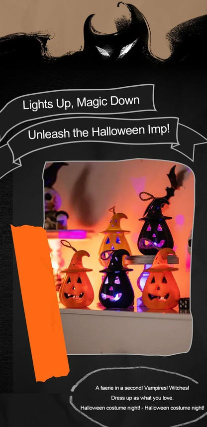 Halloween Pumpkin Skull LED Night Lantern