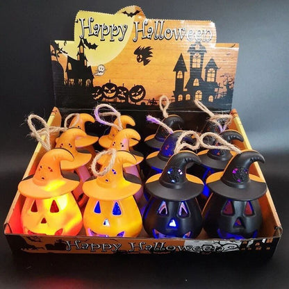 Halloween Pumpkin Skull LED Night Lantern