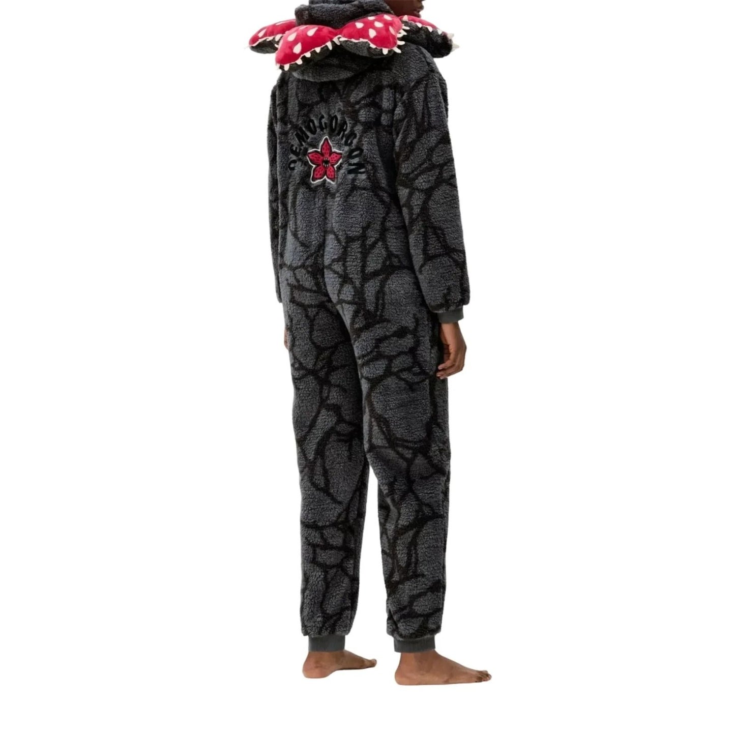 Teen Cartoon Character Jumpsuit Pajamas Cozy Footed Sleepwear for Parties and Cosplay