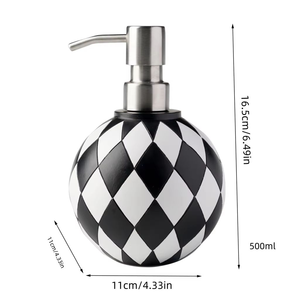 Cute Dinosaur Reusable Liquid Soap Dispenser with Leak Proof Pump for Bathroom and Vanity Use