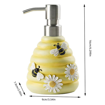 Cute Dinosaur Reusable Liquid Soap Dispenser with Leak Proof Pump for Bathroom and Vanity Use