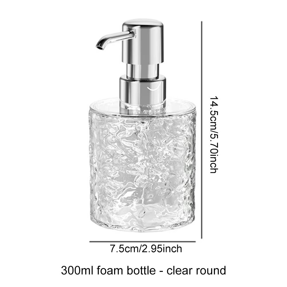 Cute Dinosaur Reusable Liquid Soap Dispenser with Leak Proof Pump for Bathroom and Vanity Use