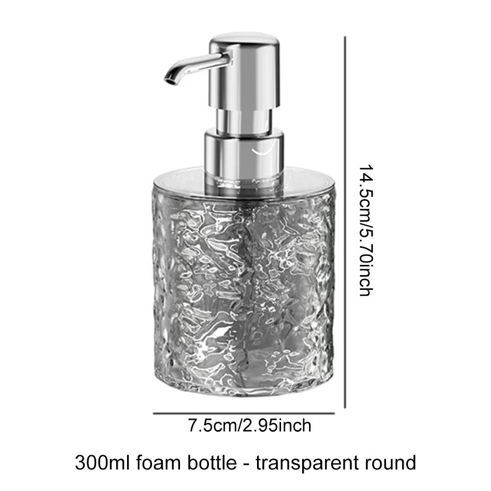 Cute Dinosaur Reusable Liquid Soap Dispenser with Leak Proof Pump for Bathroom and Vanity Use