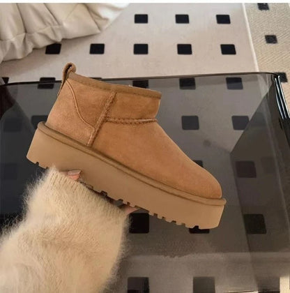 Winter Warm Shearling Lined Snow Boots