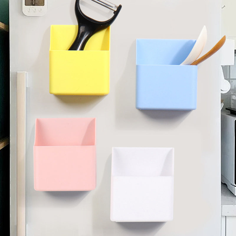 Household Magnetic Absorption Storage Box, Refrigerator Shelf, Office Whiteboard Pen Holder Organizer