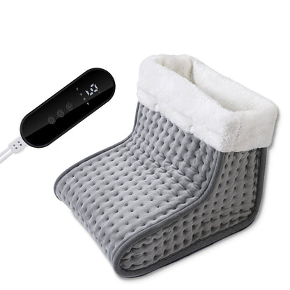 Electric Heated Foot Warmers Soft Feet Heating Pad, 9 Gear Adjustable Temperature Electric Shoe Heating Pad