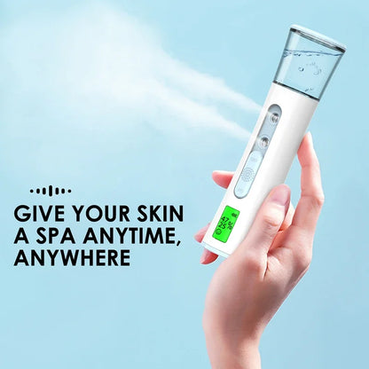 Nano Facial Steamer Mist Spray, Eyelash Extensions Cleaning, Pore Water SPA, Hydrating Face Sprayer USB Care Nebulizer