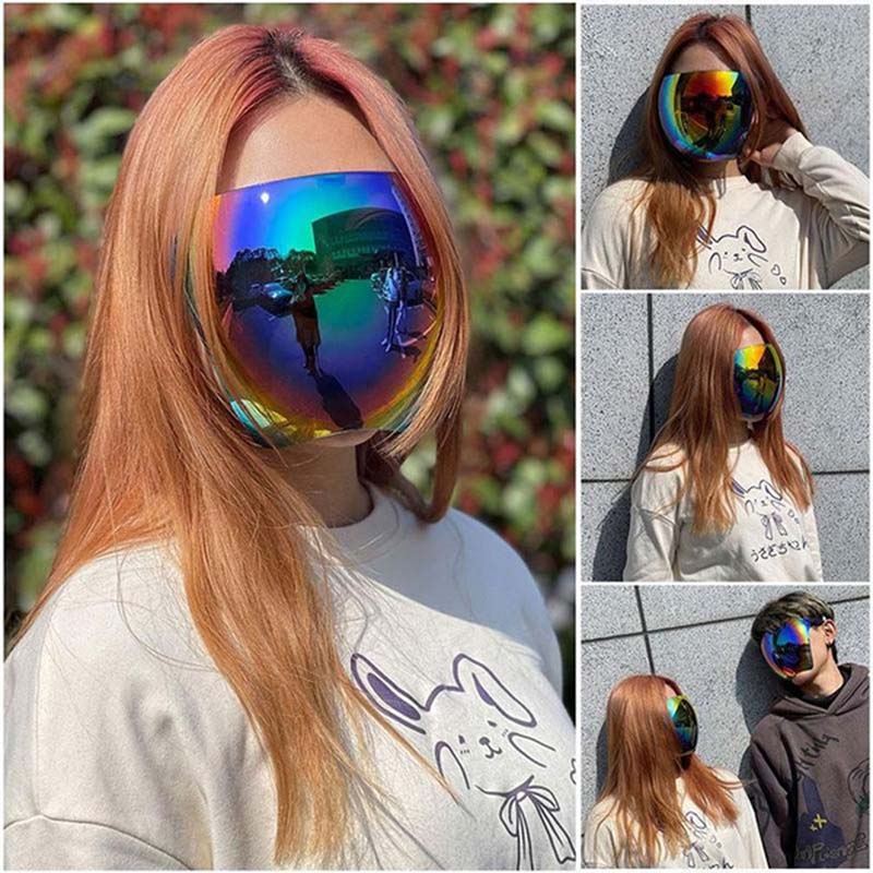 Full Face Protective Sunglasses Anti Spray Safety Goggles with Spherical Lens