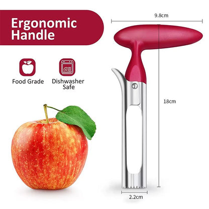 Premium Stainless Steel Apple Corer for Clean and Effortless Fruit Preparation