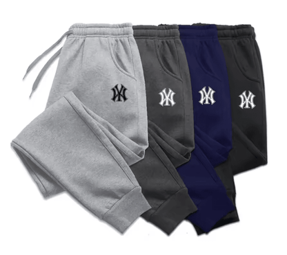 FlexWarm Mens Jogger Sweatpants Breathable Cotton Sports Pants