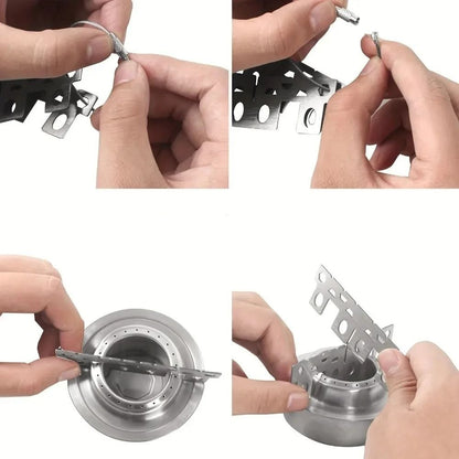 Portable Mini Alcohol Camping Stove