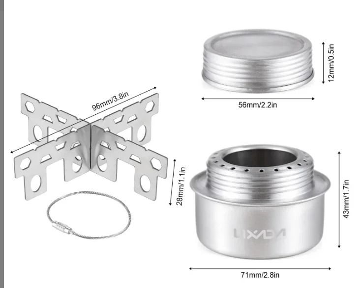 Portable Mini Alcohol Camping Stove