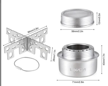 Portable Mini Alcohol Camping Stove