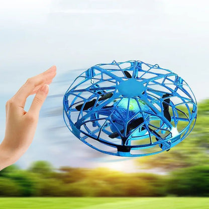 UFO Drone Toy for Kids - Durable & LED Night Flight
