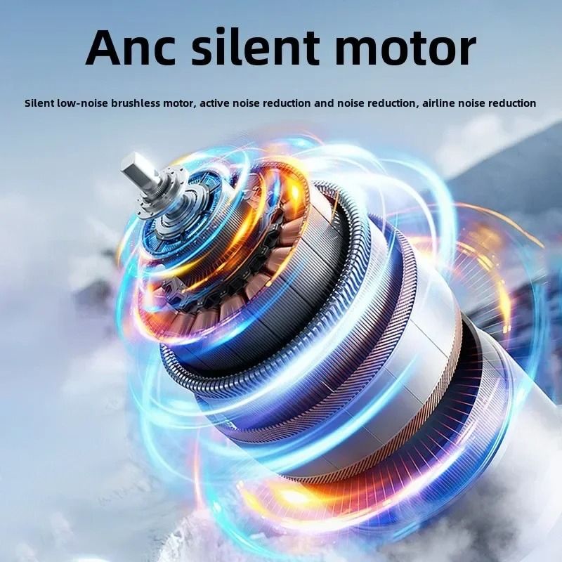 High Speed Handheld Cooling Fan with Ice Compress and LED Display