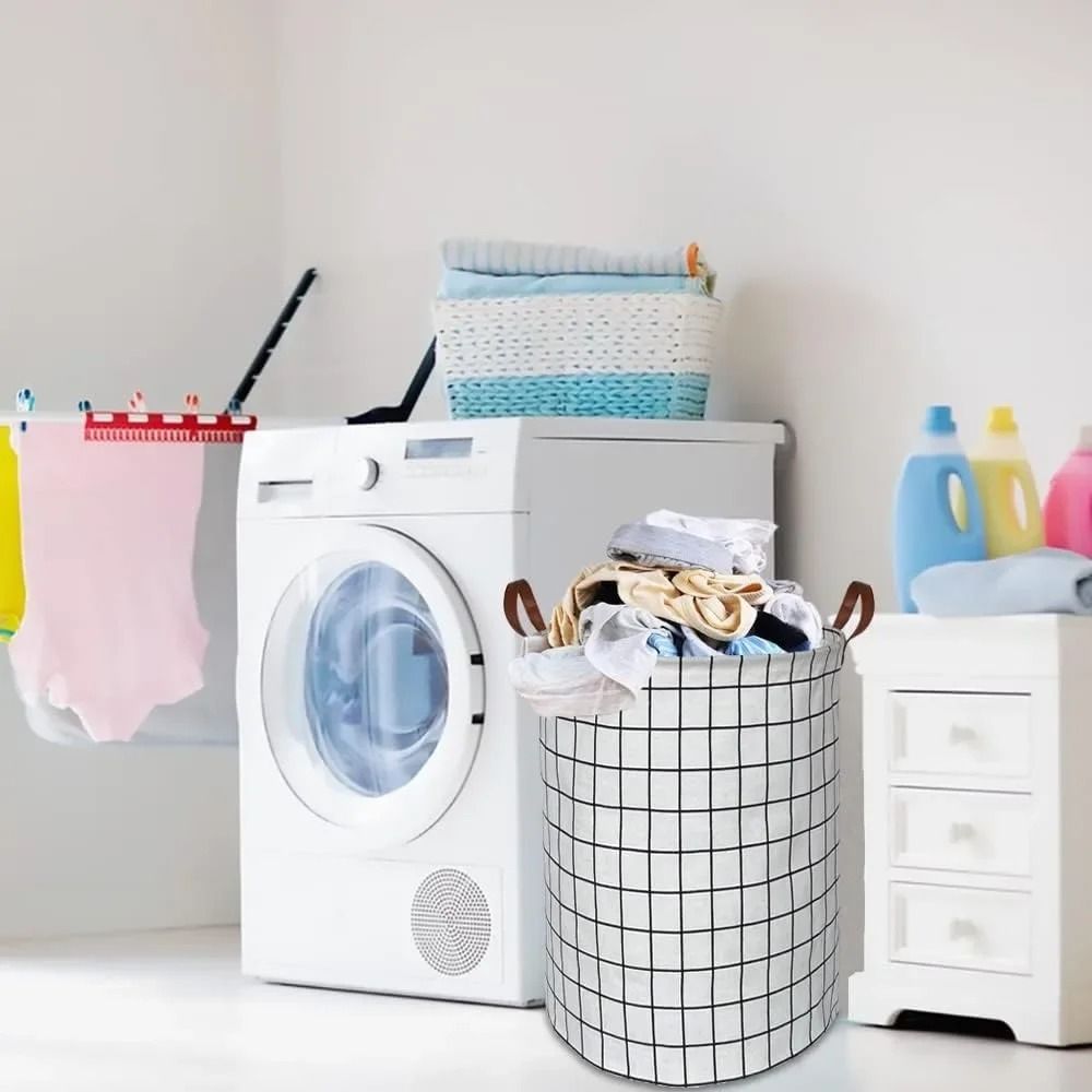 Portable Waterproof Laundry Basket for Clothes Toys and Storage