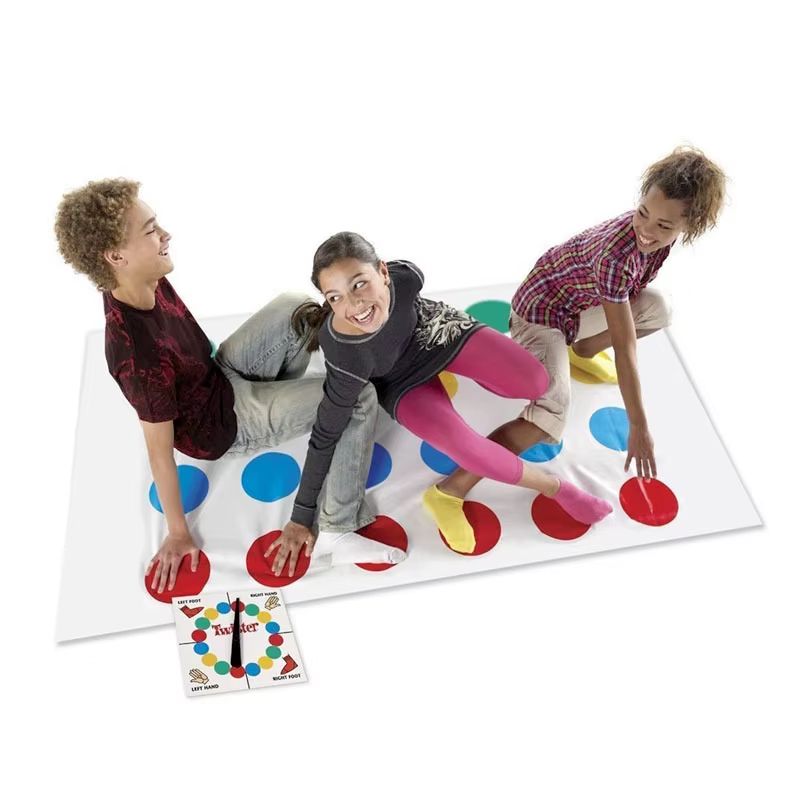 Active Indoor & Outdoor Party Fun Board Games for Kids, Adults, Family and Friends - Twist Body Games