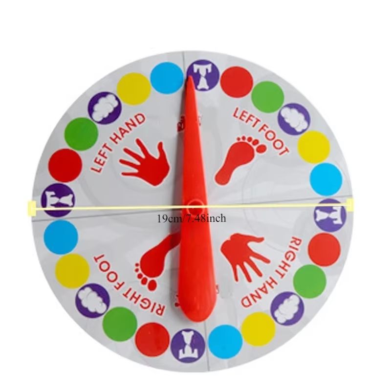 Active Indoor & Outdoor Party Fun Board Games for Kids, Adults, Family and Friends - Twist Body Games