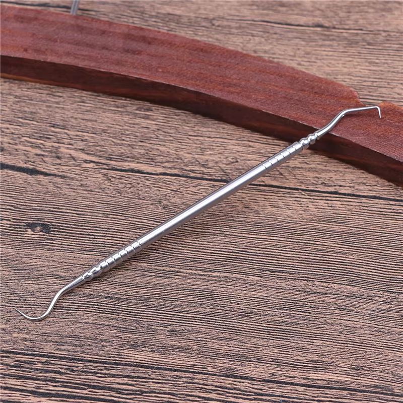 Stainless Steel Double End Dental Explorer Probe Professional Teeth Cleaning Tool