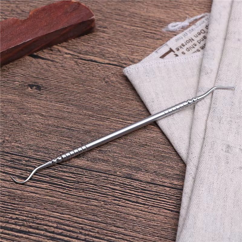 Stainless Steel Double End Dental Explorer Probe Professional Teeth Cleaning Tool