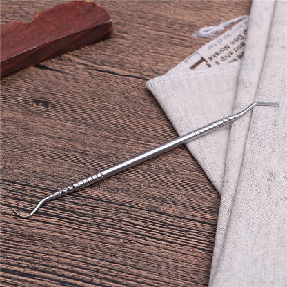 Stainless Steel Double End Dental Explorer Probe Professional Teeth Cleaning Tool