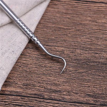 Stainless Steel Double End Dental Explorer Probe Professional Teeth Cleaning Tool