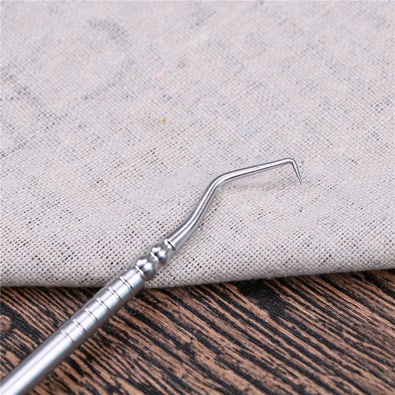 Stainless Steel Double End Dental Explorer Probe Professional Teeth Cleaning Tool