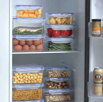 FreshLock Rectangular Food Storage Box Airtight Lunch Container with Lid
