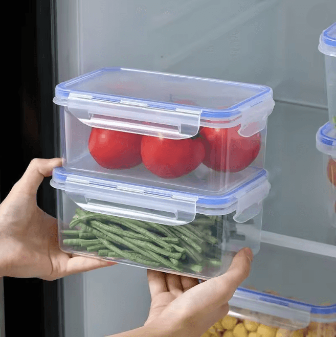 FreshLock Rectangular Food Storage Box Airtight Lunch Container with Lid
