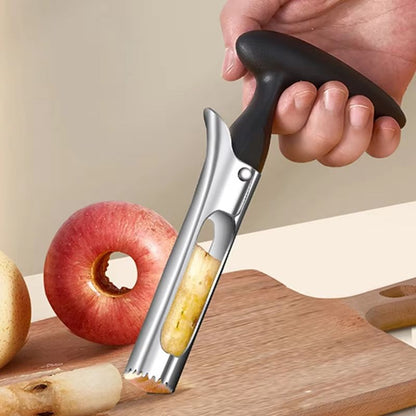 Stainless Steel Apple Corer Remover Fruit Core Cutter and Slicer Tool for Apples and Pears