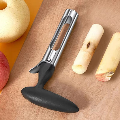 Stainless Steel Apple Corer Remover Fruit Core Cutter and Slicer Tool for Apples and Pears
