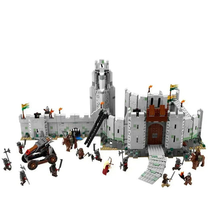 MOC Battle of Helms Deep Fantasy Building Blocks Action Figure Model Set