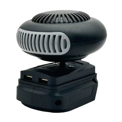 Portable Lithium Electric Power Warm Air Blower Fan Heater, Hot&Cold Dual Mode for Versatile Comfort