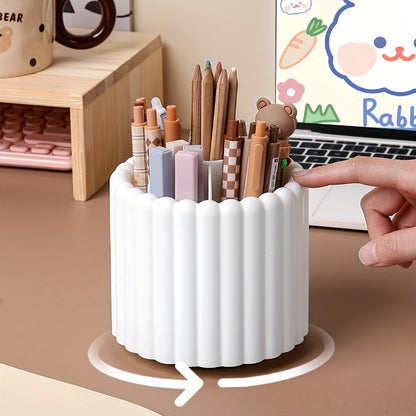 Desk Organizer Pen Holder, Modern Minimalist Space Saving Multi Functional Office Supplies