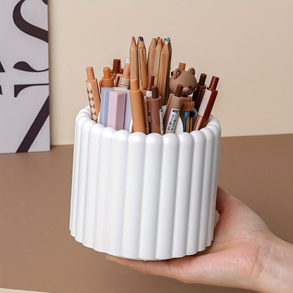 Desk Organizer Pen Holder, Modern Minimalist Space Saving Multi Functional Office Supplies