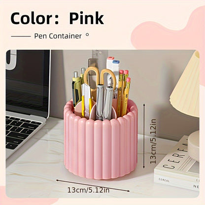 Desk Organizer Pen Holder, Modern Minimalist Space Saving Multi Functional Office Supplies